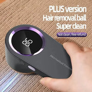 Rasoir anti-peluches rechargeable avec écran LED