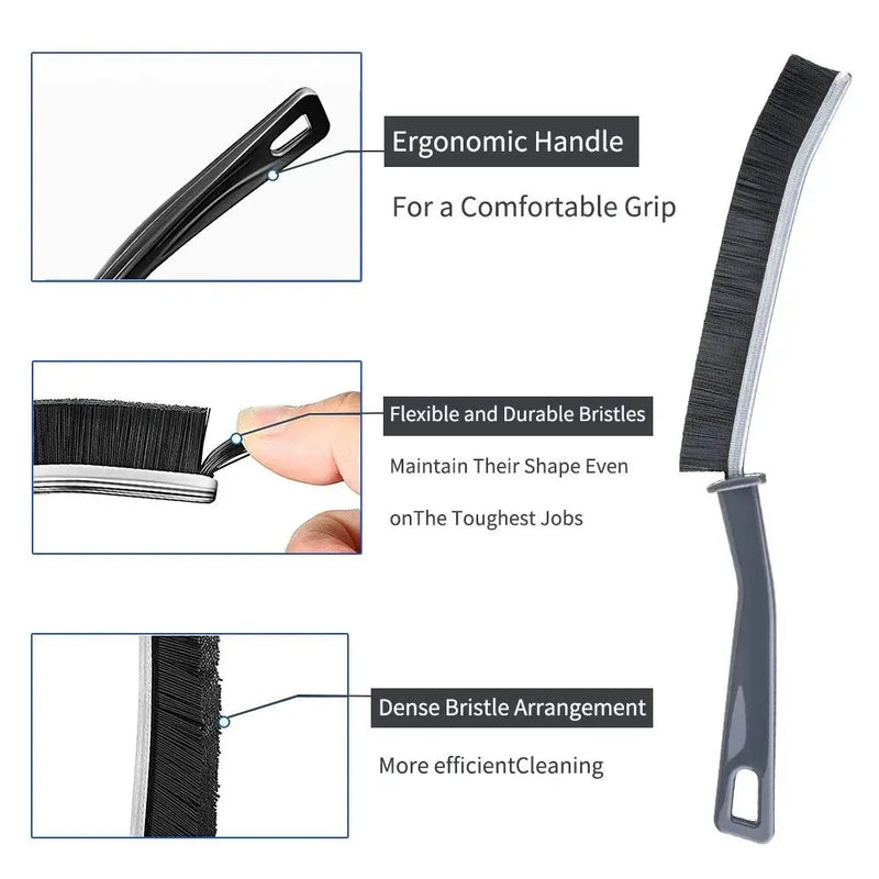 Brosses de nettoyage pour joints et interstices – Lot de 3 ou 6