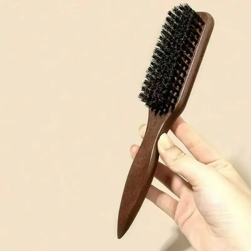 Brosse en poils de sanglier démêlante