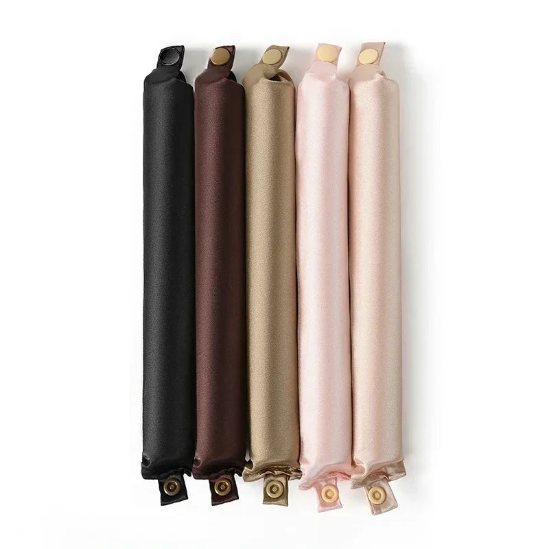 Bigoudis souples sans chaleur en satin – 4Pcs muli-color