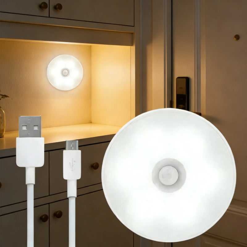 Veilleuse LED avec détecteur de mouvement – Rechargeable USB