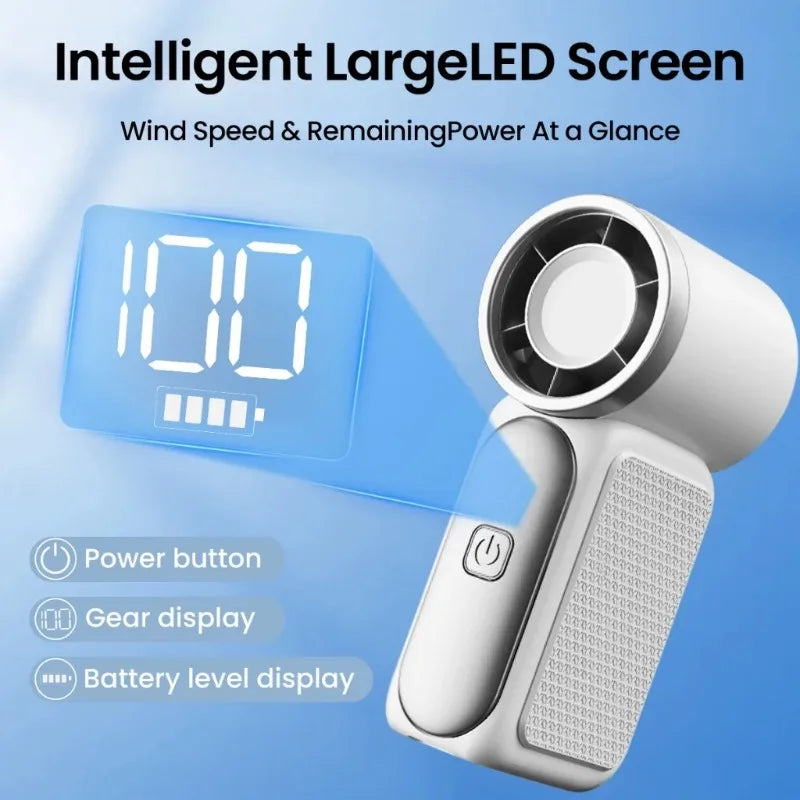 Mini ventilateur portable rechargeable 100 vitesses