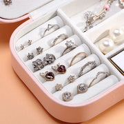 Boîte à bijoux de voyage compartimentée