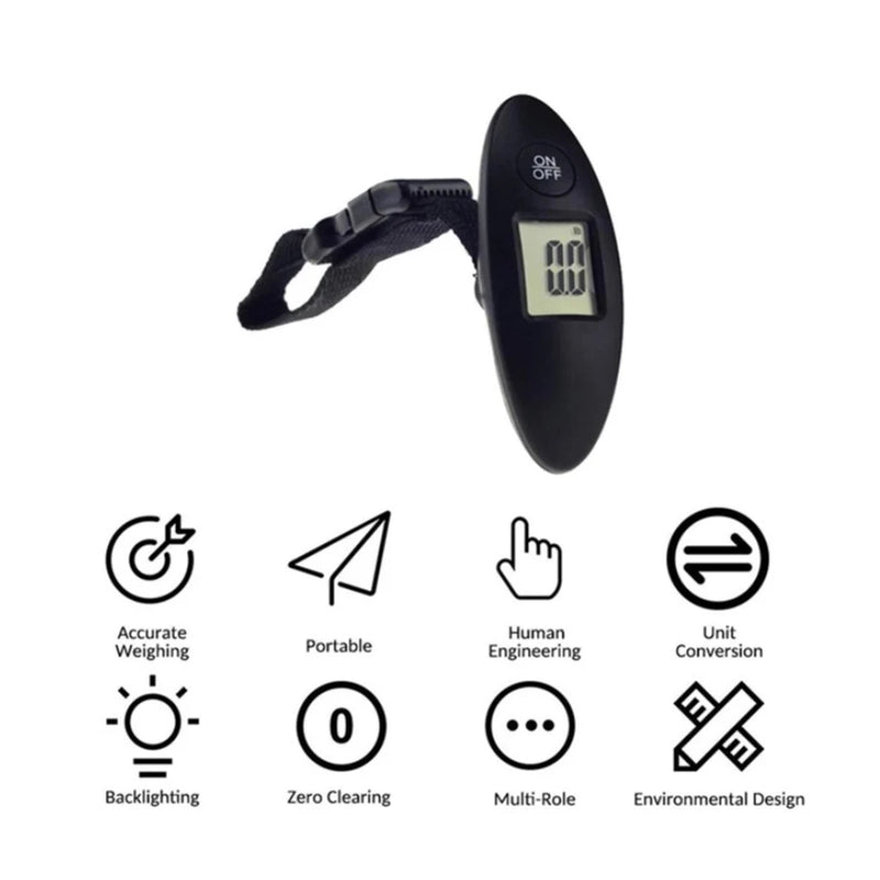 Pèse-bagage numérique portable avec écran rétroéclairé