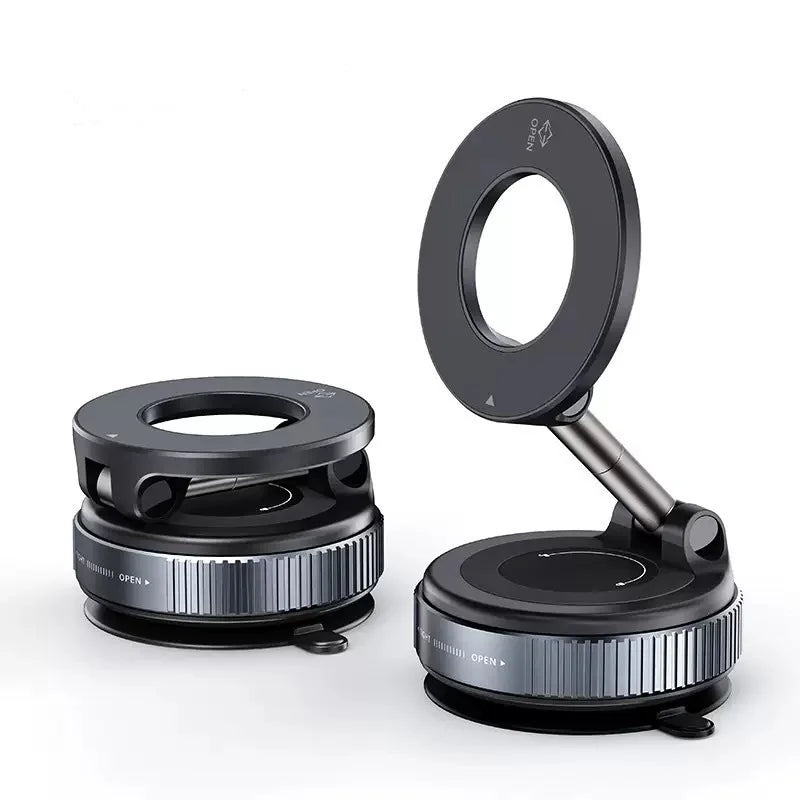 Support téléphone magnétique 360° à fixation sous vide