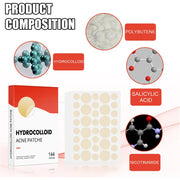 Patchs hydrocolloïdes anti-imperfections 144 pièces