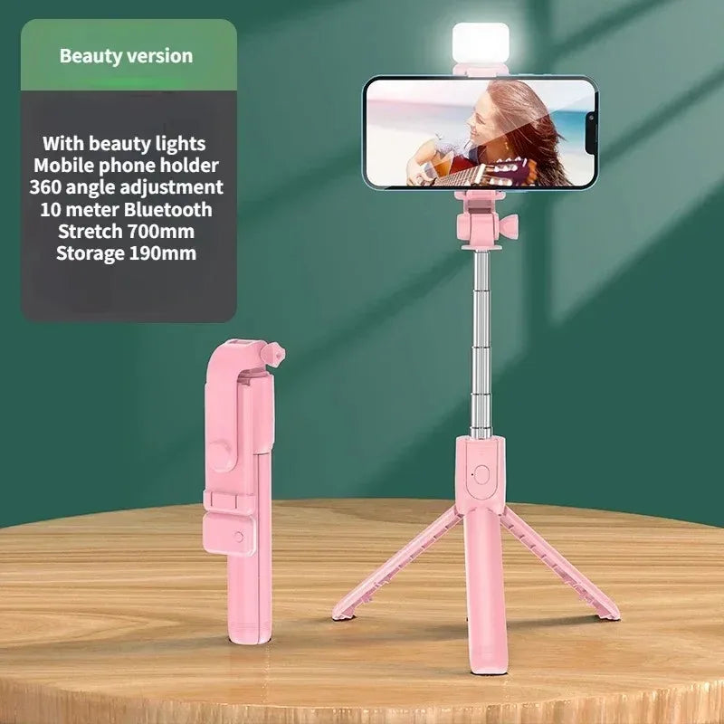 Trépied selfie Bluetooth extensible avec télécommande