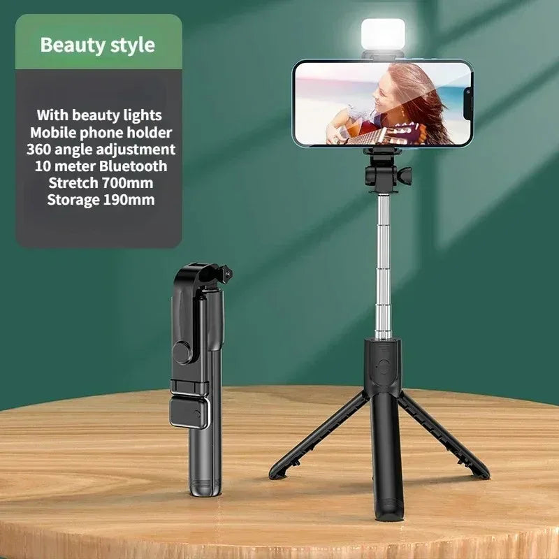 Trépied selfie Bluetooth extensible avec télécommande