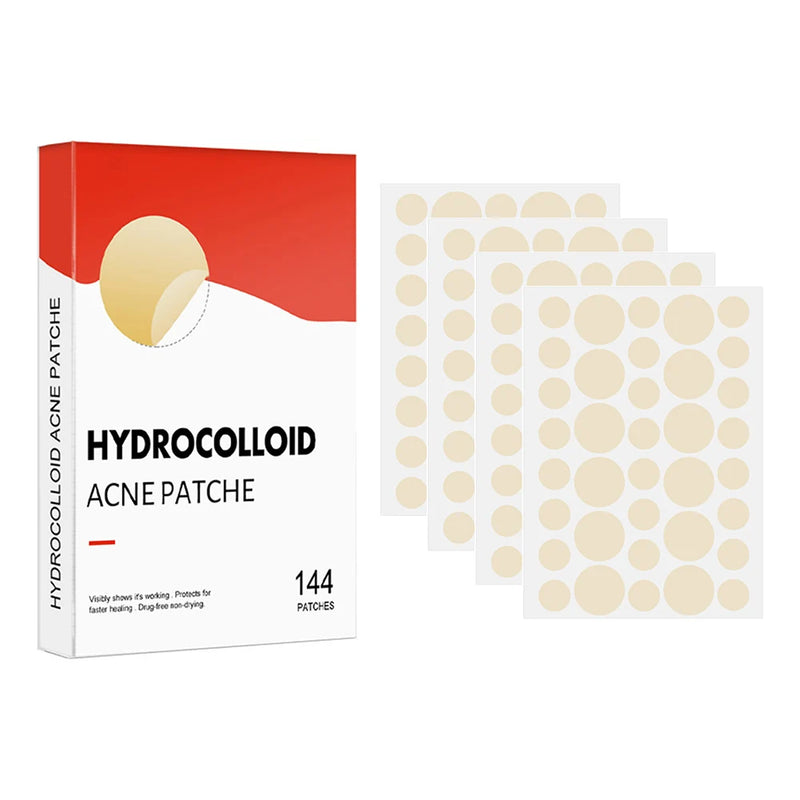 Patchs hydrocolloïdes anti-imperfections 144 pièces – 144pcs